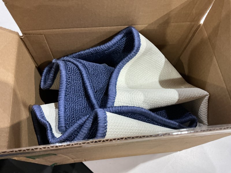 Condition photo showing Good Condition for ritz accent rug, washable, stain resistant kitchen rug with latex backing, door mat for floor, 20"x36", blue blue 1'6" x 2'6" (rectangular)