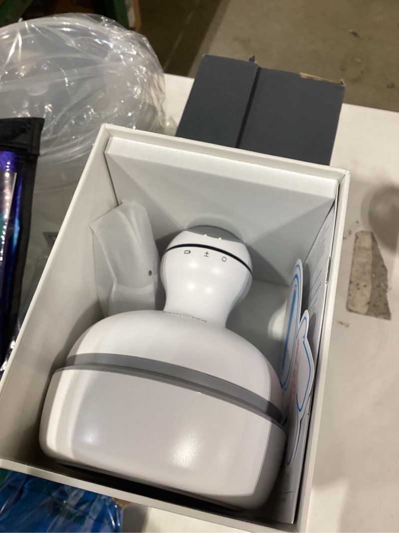 Condition photo showing Good Condition for comfier electric cordless hair scalp massager with kneading 84 massage nodes, handheld portable head scratcher massager for hair growth, deep clean and stress relax, gifts for men dad white