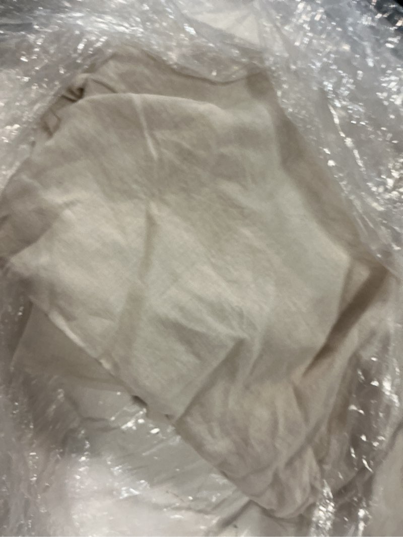 Condition photo showing Good Condition for european linen duvet cover, king/cal king, sand