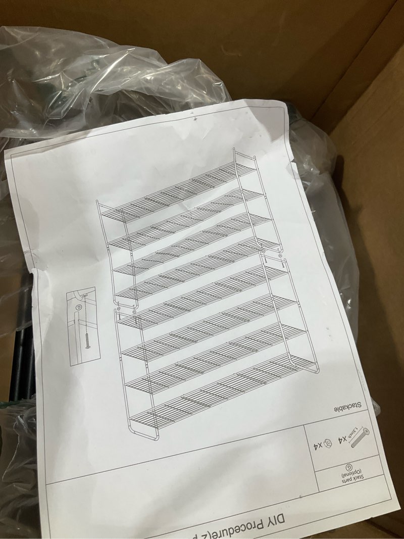 Condition photo showing As Is for Metal rack