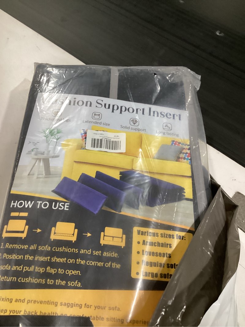 Condition photo showing Good Condition for heavy duty couch cushion support board for sagging sofa, 21.5''x70'' extra thick solid wood under couch insert with anti-slip dots, repair sagging spring sofa and replace worn cushions 70" x 21.5" - couch