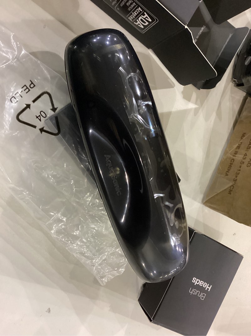 Condition photo showing Good Condition for Aquasonic Black Series Ultra Whitening Toothbrush – ADA Accepted Electric Toothbrush- 8 Brush Heads & Travel Case – 40,000 VPM Electric Motor & Wireless Charging - 4 Modes w Smart Timer