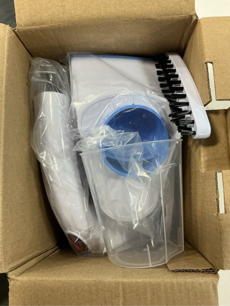 Condition photo showing Good Condition for hilife steamer for clothes, portable handheld clothing steamer, 240ml big capacity, 700w, strong power, fabric quick wrinkle remover with brush for home, office(only 120v) -blue