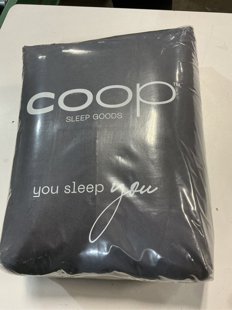 Condition photo showing New/Like New for coop home goods essence down alternative pillow set of 2, queen size, best pillows for sleeping, adjustable alternative to down pillows, luxury hotel pillow for back, stomach or side sleepers essence queen classic