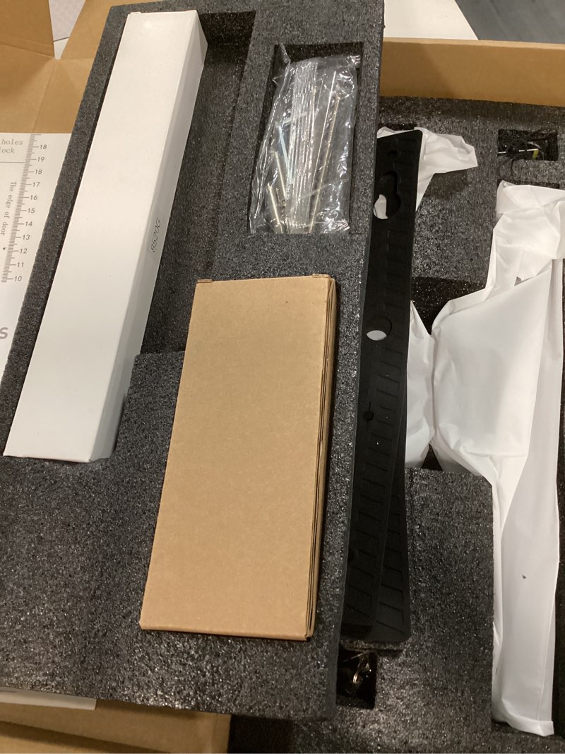 Condition photo showing New/Like New for sliding door smart lock,sliding door lock fingerprint with keypad rfid bluetooth app smart lock digital biometric patio door lock double hook 2885 mortise lock set with handle