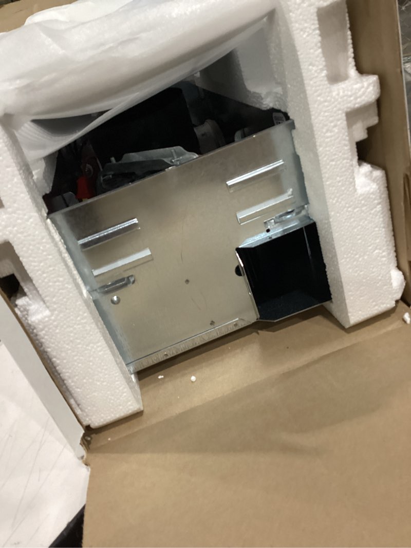 Condition photo showing As Is for broan-nutone bathroom exhaust fan with heater quiet 1.5 sones, 80 cfm and 3-level cct lighting, powerful ventilation and warm comfort for any bathroom