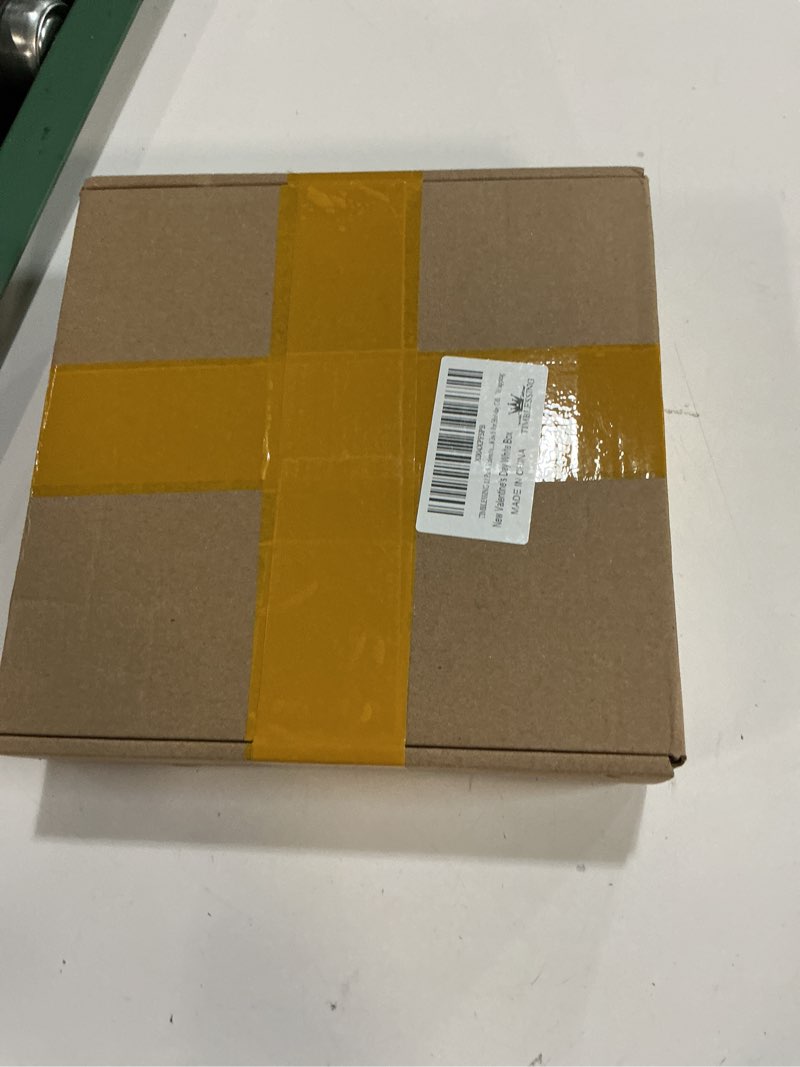 Condition photo showing New/Like New for timblessing 12 pack valentine‘s day gift boxes set with clear window, white gift box includes love ribbon, faux rose & heart tag, pre-folded ready-to-use, 8.7x5.9x2.8 inch for holiday gift wrapping white-1