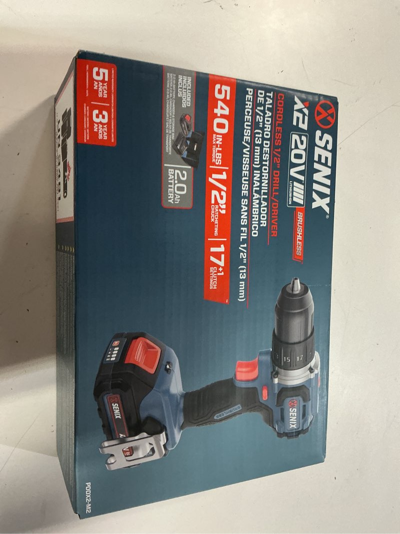 Condition photo showing New/Like New for 20v max brushless lithium-ion 1/2 in. cordless drill driver kit (2 ah)