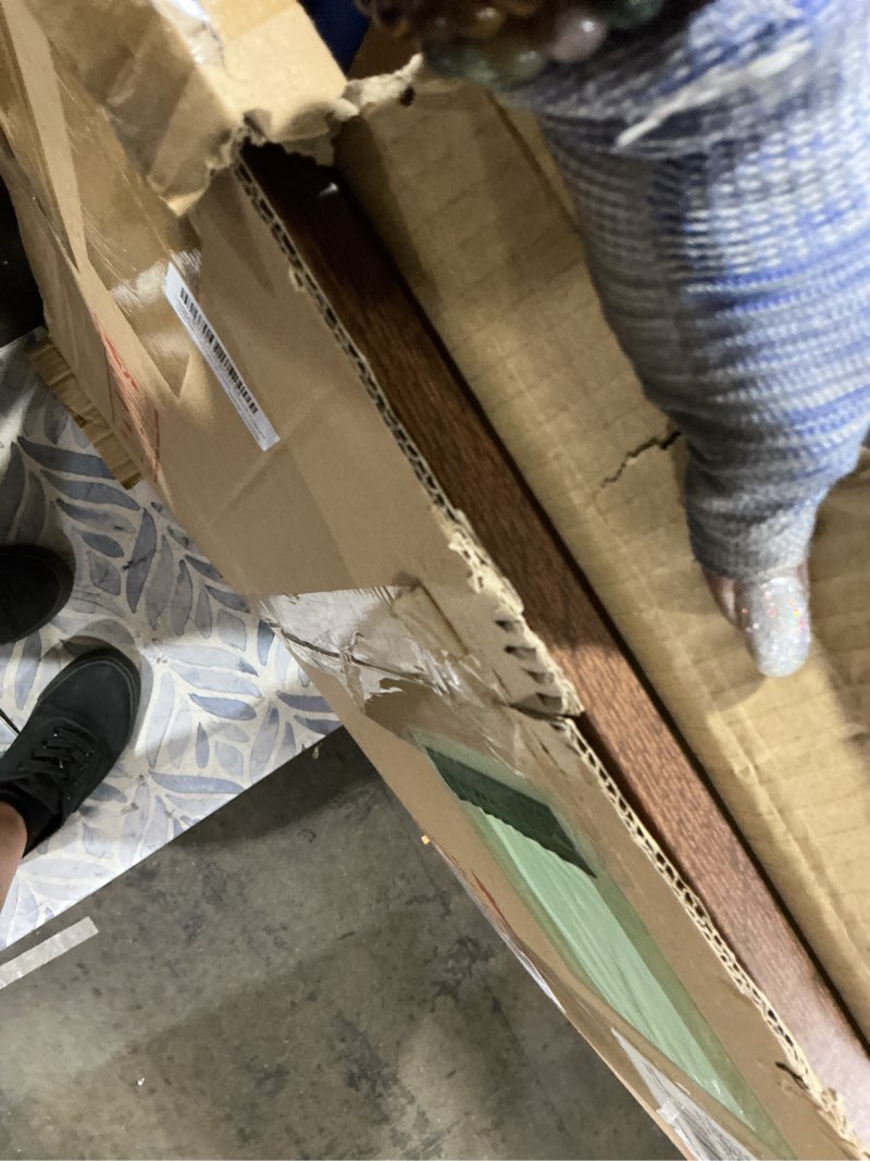 Condition photo showing Good Condition for lavie home 24x30 picture frame brown, puzzles frame for wall decoration, classic brown minimalist style suitable for decorating houses, offices, hotels, puzzles posters photos or artwork?1 pack? 24x30 brown