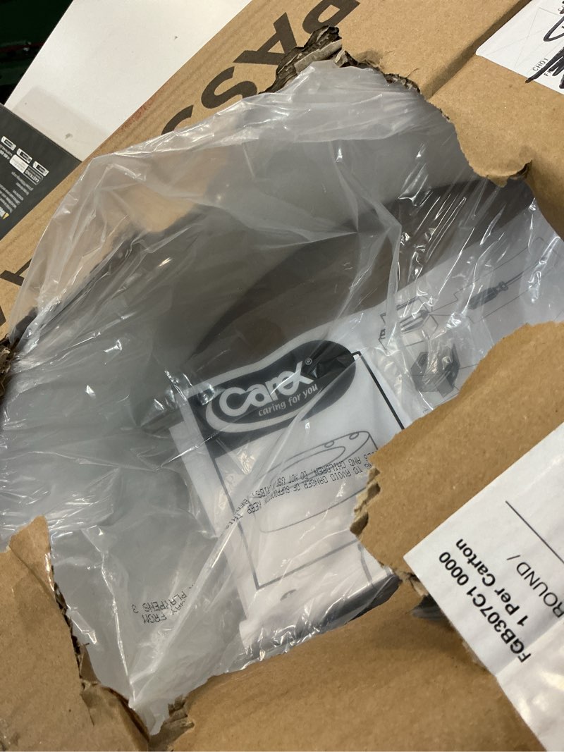 Condition photo showing Good Condition for carex toilet seat riser, round raised toilet seat adds 3.5 inches to toilet height, for assistance bending or sitting, 300 pound weight capacity toilet riser