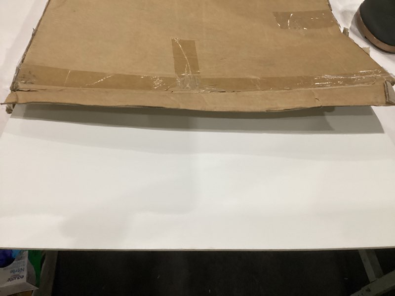 Condition photo showing As Is for noooza 2ft x 4ft drop ceiling tiles?smooth white pvc ceiling panel 24 x 48in. waterproof, washable and fire-rated - reusable - high-grade pvc to prevent breakage-package of 10 tiles white 2ftx4ft