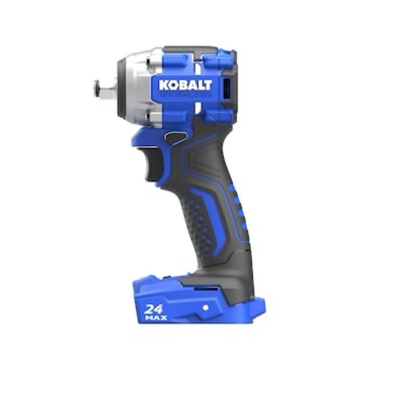 kobalt 24-volt variable speed brushless 1/2-in drive cordless impact wrench (battery not included