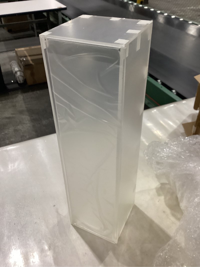 Condition photo showing New/Like New for Kritkin Acrylic Football End Zone Pylon Display Case Large 18.7 x 5 x 5 Inches Storage Football End Zone Pylons Durable Material Protects Against Dust Insects and Moisture