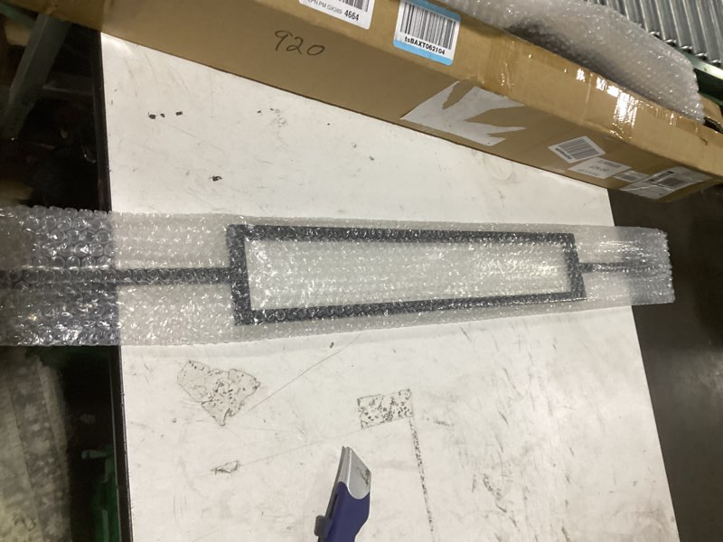 Condition photo showing Good Condition for 12pack wrought iron balusters 44 inches deck balusters combine 1/2" square plain bar balusters with single rectangle metal balusters hollow satin black, grmikbu gb04 1/2" 12pcs rectangle set 12
