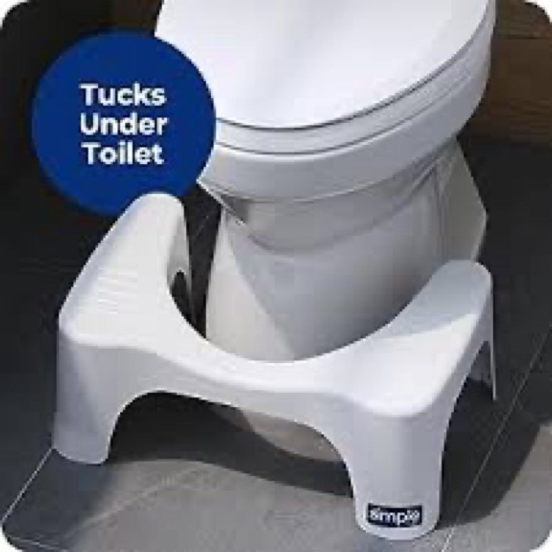 Squatty Potty Simple Curve Toilet Stool.