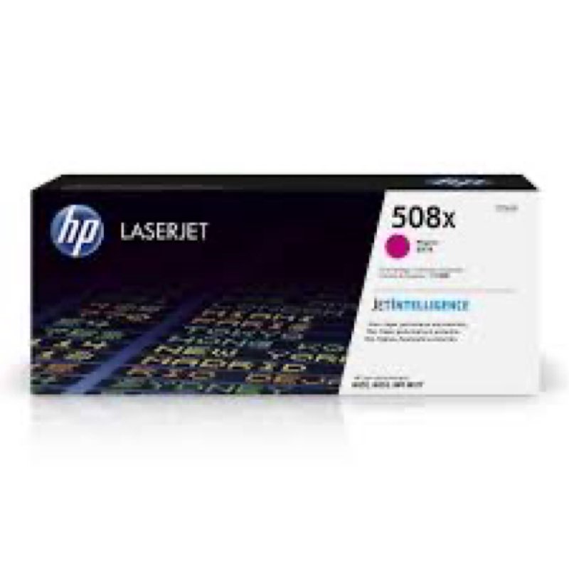 HP 508X Magenta High-yield Toner Cartridge | Works with HP Color LaserJet Enterprise M552, M553, HP Color LaserJet Enterprise MFP M577 Series | CF363X