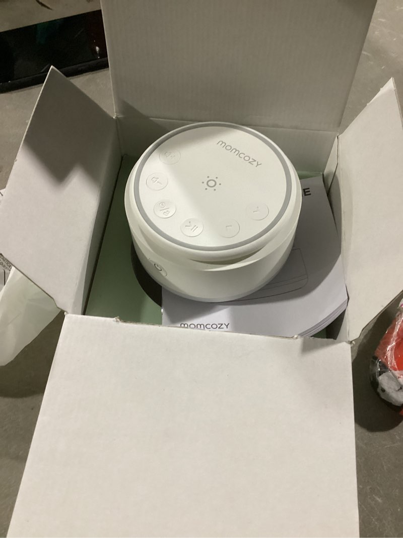 Condition photo showing Good Condition for momcozy sound machine for baby-20 soothing sounds & touch warm light portable white noise for kids & adults for sleeping timer and memory | ideal travel companion & nursery must-have