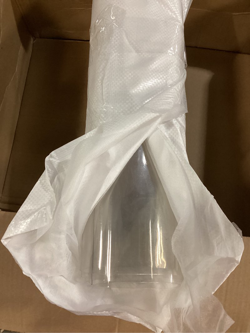 Condition photo showing Good Condition for NECAUX Custom Multisize 1.5mm Thick Clear PVC Table Cover Protector - 19 x 39 Inch Rectangular Plastic Table Cover Desk Pad Mat for Office & Computer Desk 19" x 39" Clear 1.5mm