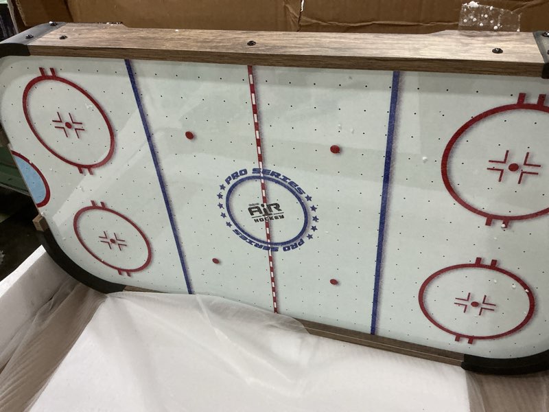 Condition photo showing Good Condition for GoSports 30 Inch Table Top Air Hockey Game for Kids - Portable, Battery Operated Game Table - Oak