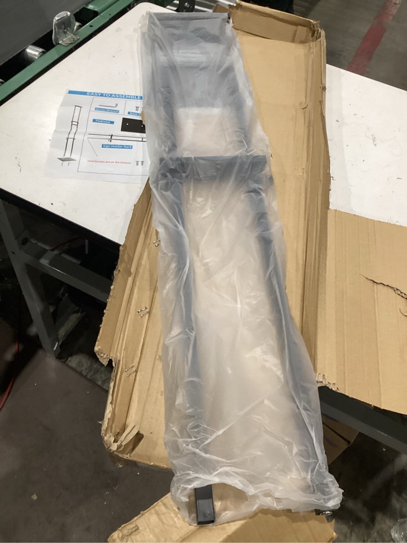 Condition photo showing Good Condition for velura pedestal sign stand sturdy stand for restaurant shopping mall wedding style e|1 set display stand sign holder|sign holders| retail & services |business & industrial
