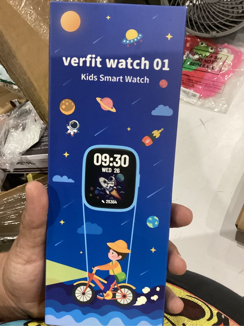 Condition photo showing As Is for fitness tracker no app no phone needed, compatible with apple find my, 1.83" smart watch, heart rate