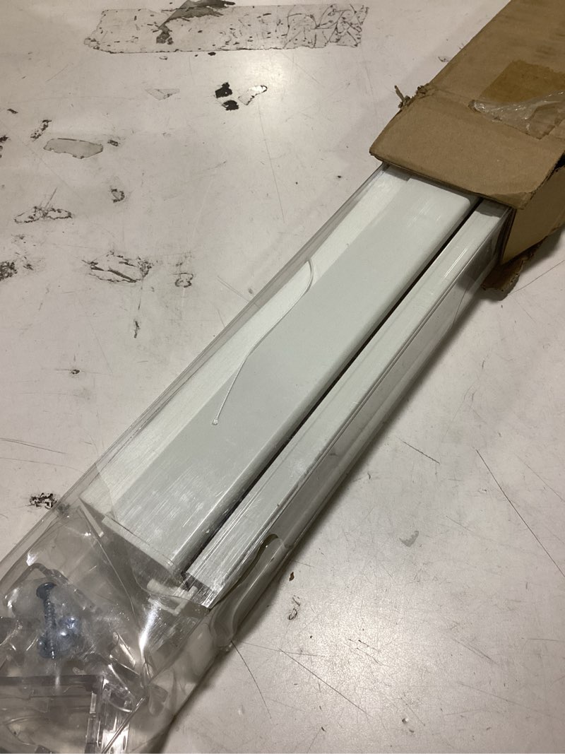 Condition photo showing As Is for changshade cordless cellular shades, light filtering honeycomb shades for windows, pull down pleated blinds, easy to install for indoor windows and french doors,24" w x 36" h, white white 24"w x 36"h