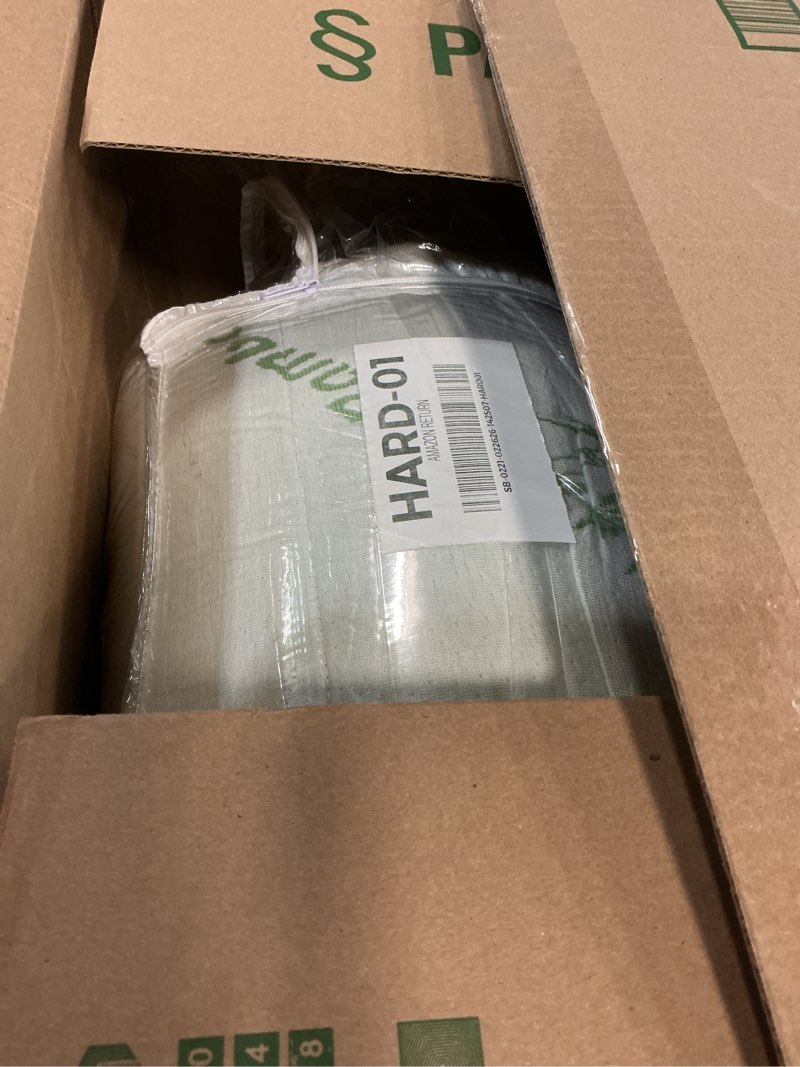 Condition photo showing Good Condition for ultra soft queen size mattress topper - viscose made from bamboo pillow top mattress pad for back pain relief - naturally cooling for hot sleepers, green green queen