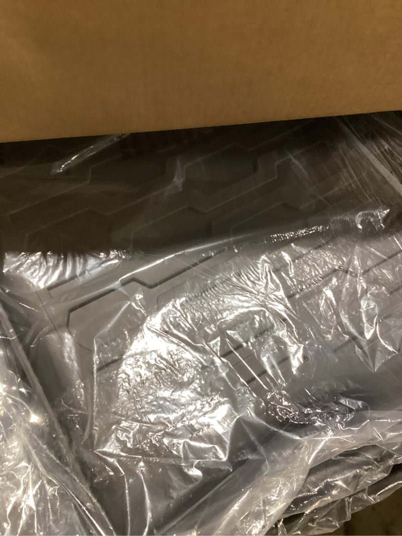 Condition photo showing New/Like New for Floor Mats Compatible with 2016-2023 Jeep Cherokee (Not for Grand Cherokee), All Weather TPE Floor Liners, Custom Fit Car mats, 1st & 2nd Row, Black Jeep Cherokee 2016-2023