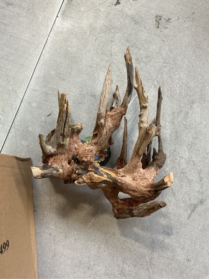 underwater treasures kirin bonsai wood fish ornament, x-small