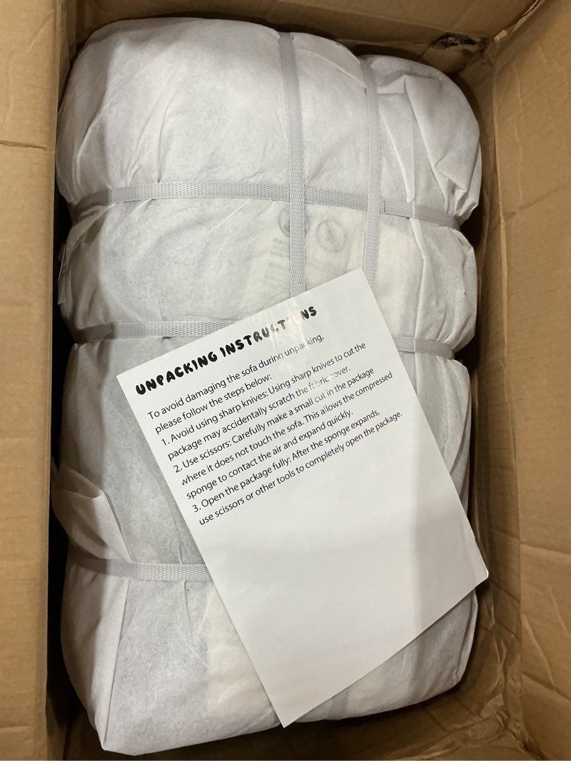 Condition photo showing New/Like New for 8" futon mattress full size, futons sofa bed sleeper couch bed, roll up mattress with shredded foam 