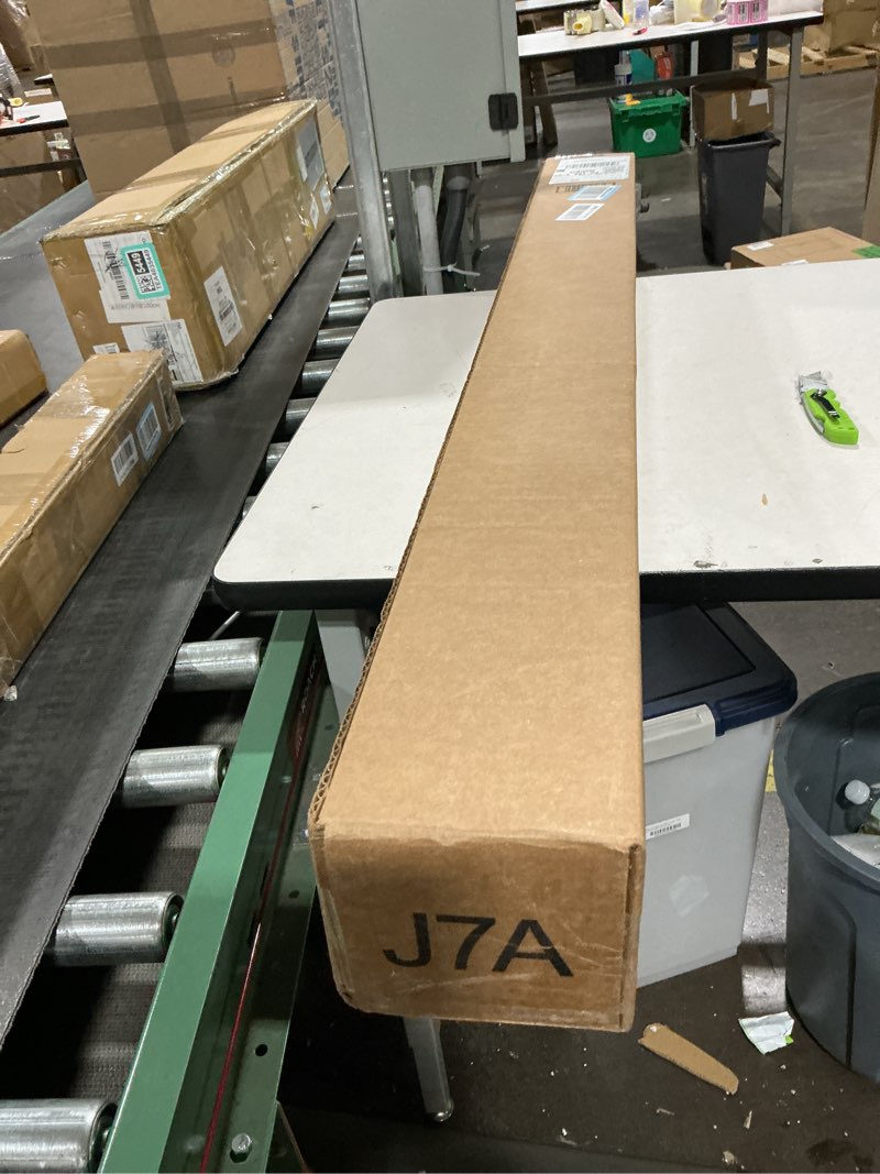 Condition photo showing Good Condition for AOSKY Cordless Roller Shades for Windows Light Filtering Shades with 5% Openness Solar Screen Semi Sheer Roller Blinds UV Protection for Office and Home. Easy to Install 45" W x 72" H (Grey) 45"W x 72"H Grey