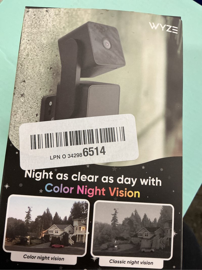 Condition photo showing Good Condition for wyze cam pan v3 indoor/outdoor ip65 1080p 360° pan/tilt/zoom wifi smart home security camera, motion tracking for baby/pet, color night vision, works with alexa&google assistant, free expert setup black 1-pack