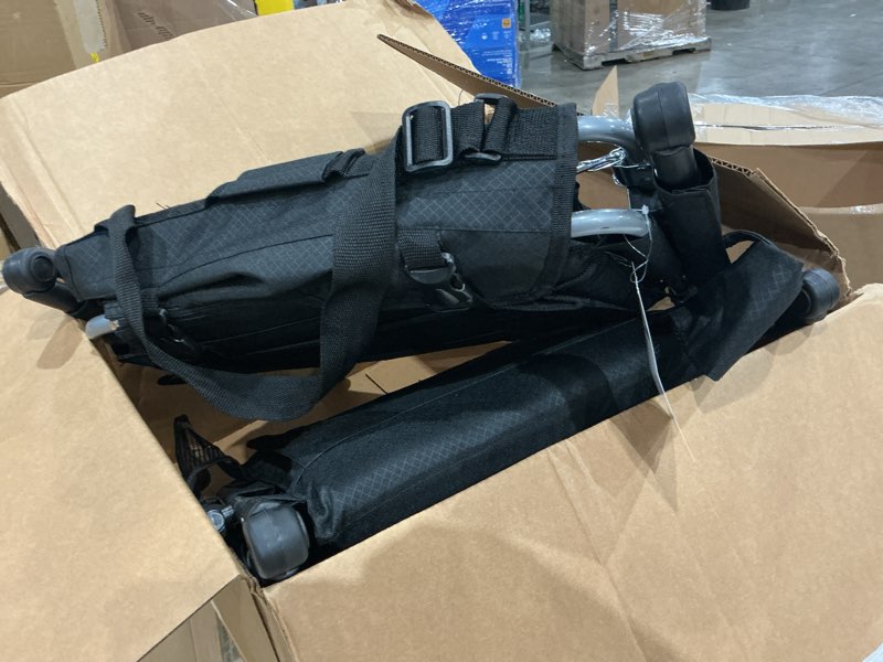 Condition photo showing Good Condition for high point sports foldable stadium seat portable folding stadium chairs padded bleacher seat cushion bleacher chair with armrest and cup holder black-grey2