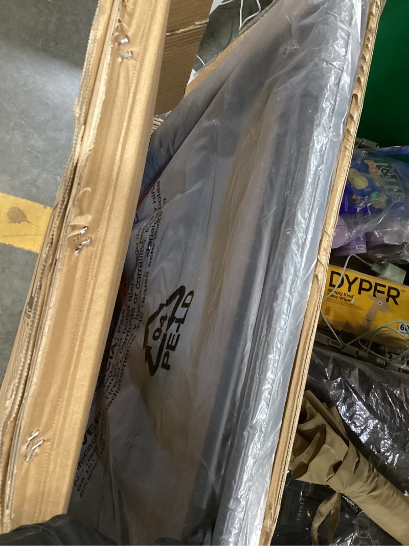 Condition photo showing As Is for CYFIE Wall Mount Large Basketball Hoop with Door Hooks, 32" x 23" Backboard, Ball and Rim, Outdoor lndoor Basketball Hoops Games Set for Youth Adults Kids Gifts