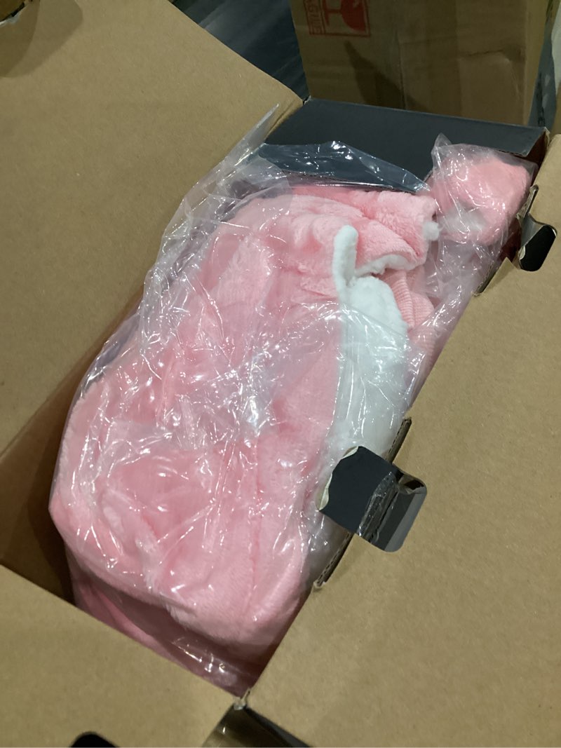 Condition photo showing Good Condition for CYMULA Heated Hoodie Blanket, Wearable Heated Blanket Hoodie Oversized Portable Cordless Heating Wearable Blankets, 3 Heat Settings Electric Hooded Gifts for Women Men with Power Bank, Pink Pink Standard