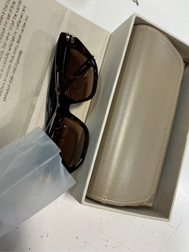 Condition photo showing New/Like New for retro cat eye sunglasses for women polarized sunglasses womens vintage cateye fashion shads trendy style sun glasses a05-tortoise/gradient brown lens