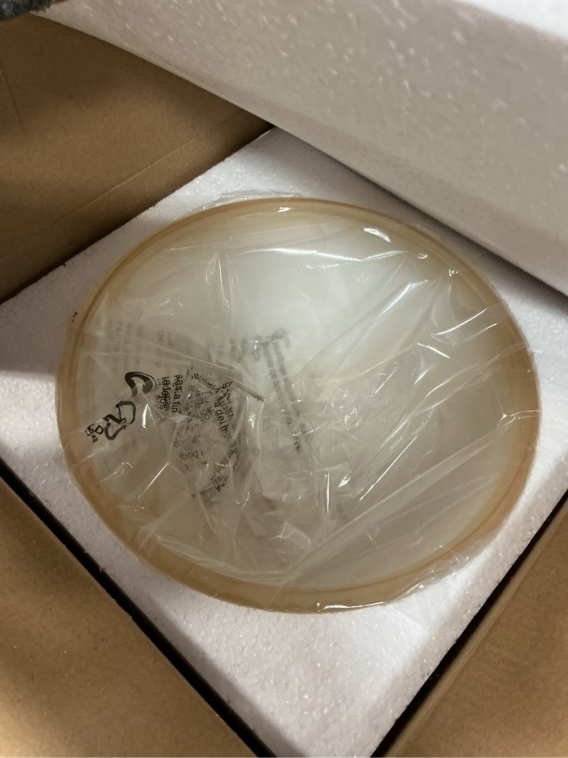 Condition photo showing Good Condition for Alabaster Amber Glass Lamp Shade Replacement for Floor Lamp,E26 Base 1-5/8 Inch Fitter 8.7” Diameter, 1.72” Opening, 3.7” Height – Lamp Shade for Floor Lamps, Replacement Glass for Wall Lamp Amber Alabaster 8-4/5"x H3-2/3"