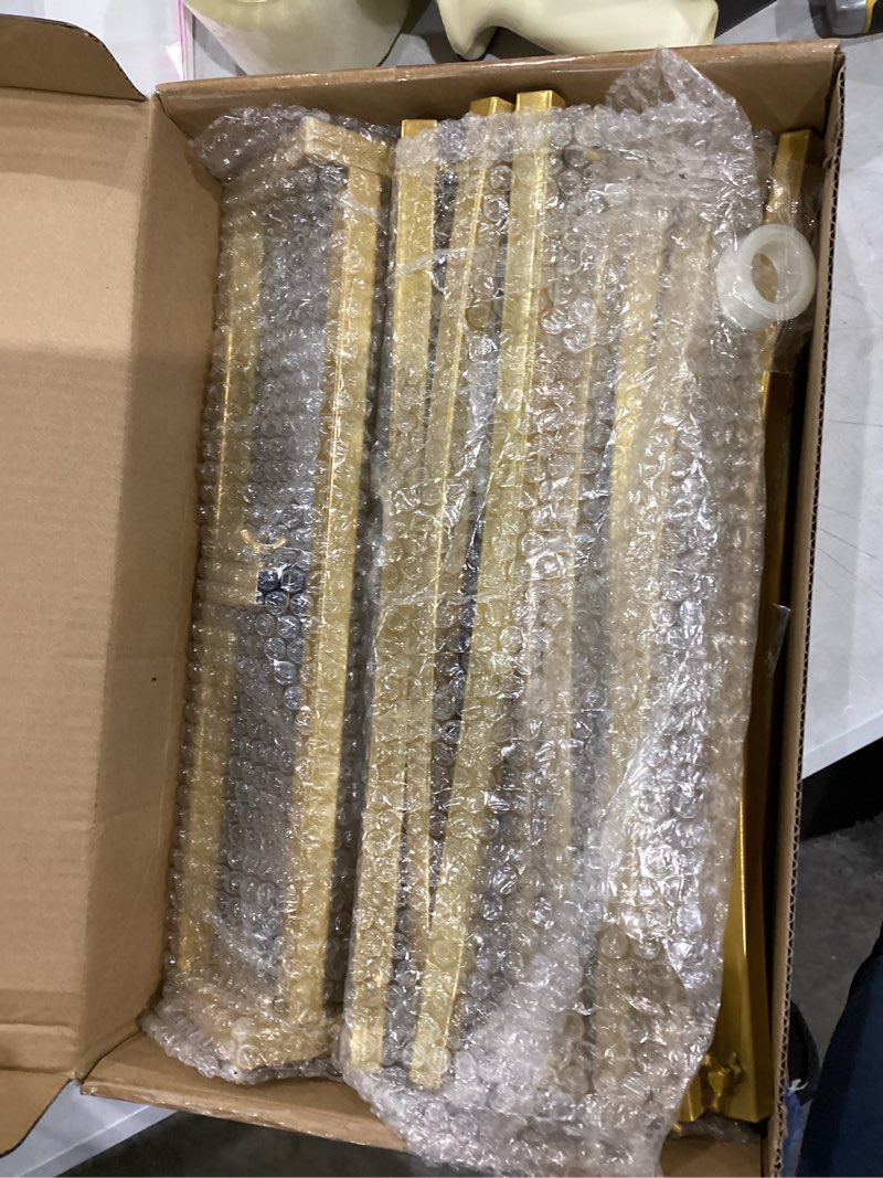 Condition photo showing New/Like New for Asee'm 8.5FT Gold Wedding Arch Round Backdrop Stand Large Circle Metal Floral Balloon Frame for Party Anniversary Birthday Graduation Valentine Ceremony Decorations