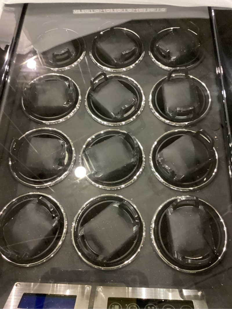 Watch Winder for 6/12 Slot Automatic Watches, Ultra-Quiet Japanese Motors, Built-in LED