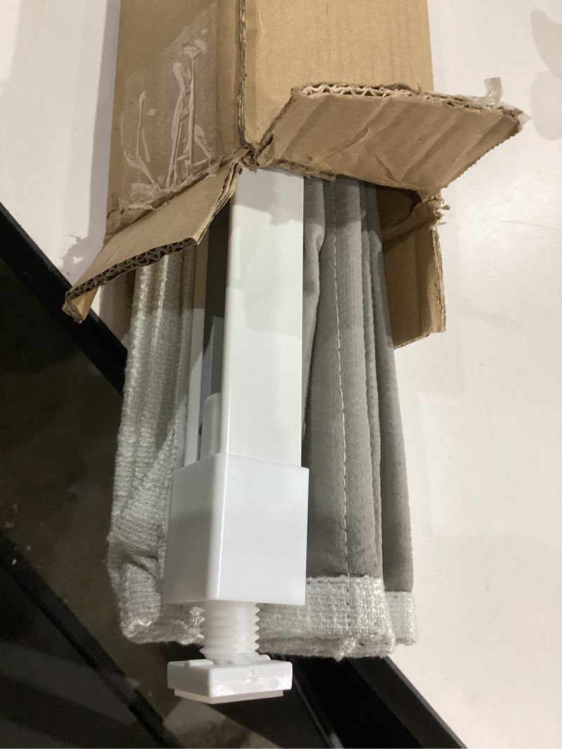 Condition photo showing Good Condition for no tools no drill cordless roman shades for indoor windows 100% blackout, for window size 35" w × 48" h white white 35" w × 48" h