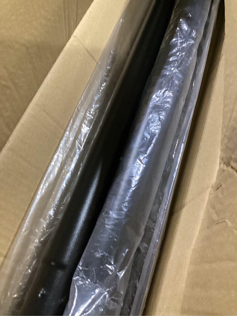 Condition photo showing Good Condition for fadoty tension curtain rods no drilling, extra long tension rod 41-179 inch, heavy duty shower curtain rod for outdoor patio bathroom windows room divider, adjustable, anti-slip, no rust, black black 41-179inch