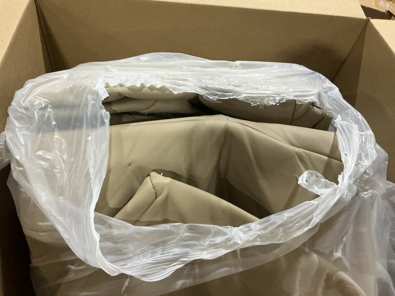 Condition photo showing Good Condition for GXARTS 4PCS Driver & Passenger Bottom & Top Lean Back Replacement Leather Seat Cover Tan Compatible with Chevy GMC Tahoe Suburban Avalanche Yukon Silverado Sierra 2003 2004 2005 2006