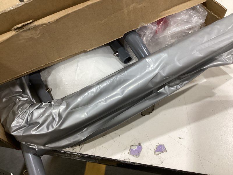 Condition photo showing As Is for regalo safety swing down bed rail guard for toddlers, bed safety rail with patented gap guard, fits twin, full & queen mattress, white, tested & safe for 30 years, american designed, family owned 43 inch