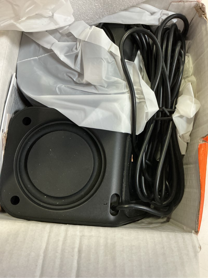 Condition photo showing Good Condition for speaker - 14w stereo pc speakers, usb powered, compact size with 30° tilt design, volume dial control, for desktop, laptop, monitor, gaming consoles, black