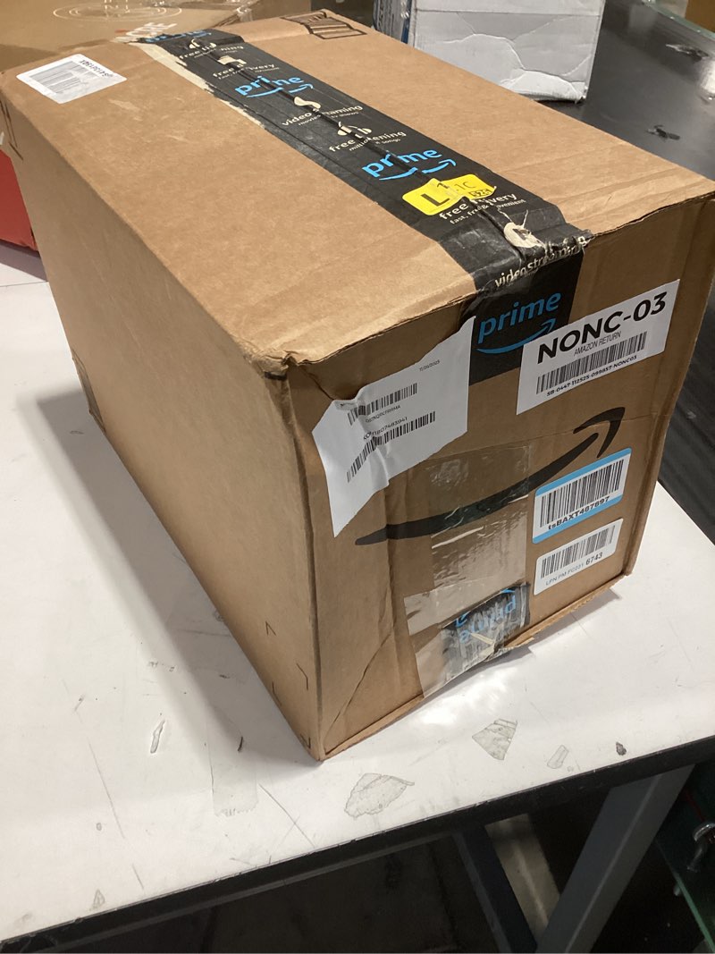 Condition photo showing Good Condition for Medium Lamp Shade, ALUCSET Barrel Metal Lampshade with Pattern of Trees Lampshade for Table Lamp, 7x13x7.8 inch, Metal Lampshades, Spider Barrel-Trees(S)