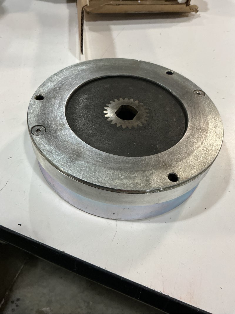Condition photo showing As Is for golf cart motor brake for ezgo rxv 2008-up 48v electric & elite lithium e-brake motor, oem# 610065 605867, ezgo motor brake compatible with danaher speed controller