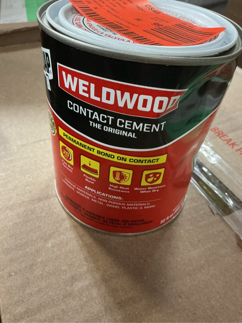 Condition photo showing Good Condition for dap weldwood 32-fl oz liquid bonding waterproof, quick dry, multipurpose adhesive