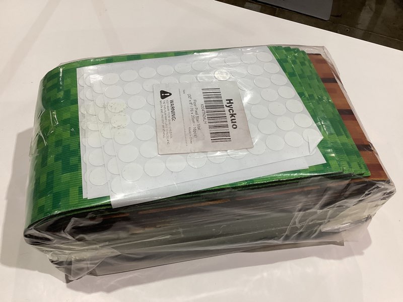 Condition photo showing New/Like New for Stair Treads Mats for Wooden Steps Indoor, 8Bit Pixel Old Game Non Slip Carpet Stair Treads with Reusable Residue-Free Adhesive for Kids Elders and Dogs (8" x 30" - 16pcs)