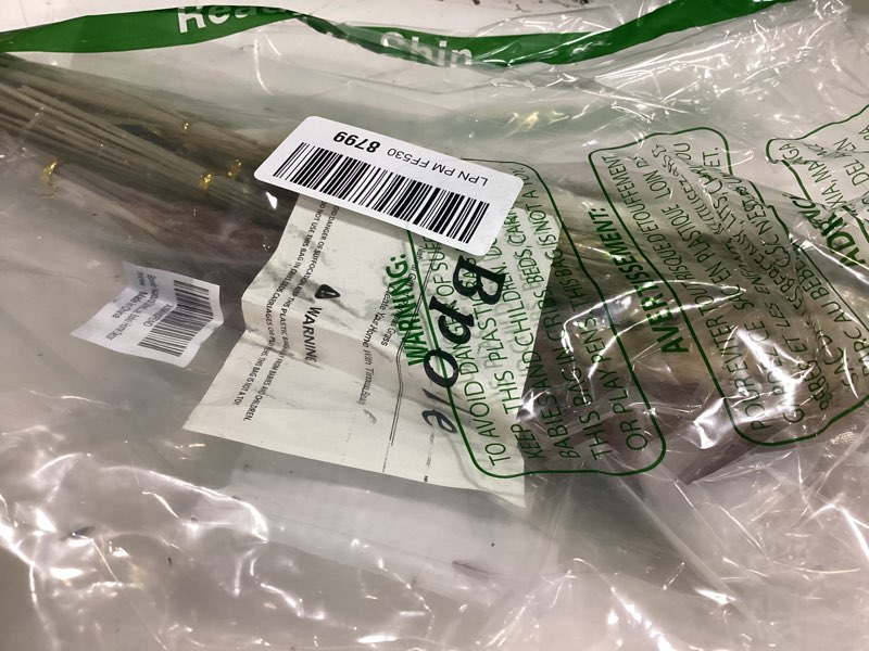 Condition photo showing As Is for Bpole Dried Pampas Grass Bouquet - 92 PCS Pampas Grass Decor with Bunny Tails,Eucalyptus & Lavender Dried Boho Flowers for Vase Wedding Home Table Decor,Rustic Farmhouse Party