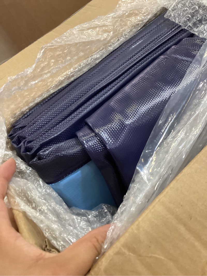 Condition photo showing Good Condition for jasonwell foldable dog pet bath pool collapsible dog pet pool bathing tub kiddie pool doggie wading pool for puppy small medium large dogs cats and kids 63" blue xx-large - 63" mdf wood blue